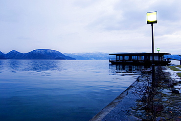 Toya Lake in early morning, Hokkaido, Japan, Asia