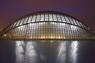 L'Hemispheric cinema, Ciudad de las Artes y las Ciencias Valencia, Comunidad Valencia, Spain, Europe