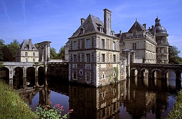 Serrant Castle, Saint-Georges-sur-Loire, Maine-et-Loire, Pays de la Loire, France, Europe