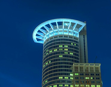 DZ Bank AG, Deutsche Zentral-Genossenschaftsbank, German Central Cooperative Bank, Westend tower, Kronenhochhaus building, financial district, Frankfurt, Hesse, Germany, Europe