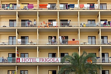 Hotel for young people, downtown, Lloret de Mar, Costa Brava, Spain, Europe