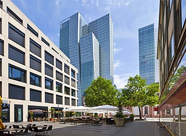 The office tower project PalaisQuartier, Thurn and Taxis Platz, Frankfurt, Hesse, Germany, Europe