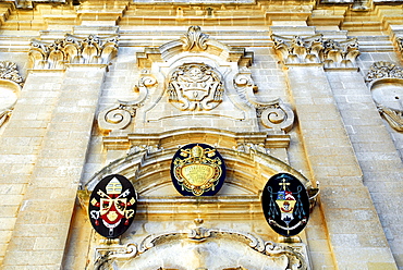 Church of St. George in Victoria, Rabat, historic name of the town, Gozo Island, Republic of Malta, Mediterranean Sea, Europe