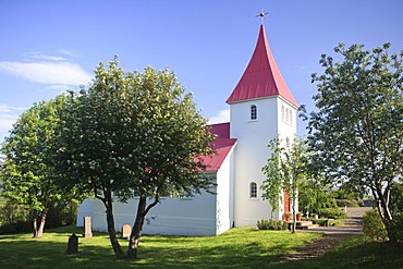 Local church of Vallanes, Egilsstadir, Iceland, Europe