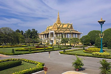 Dance pavilion, Royal Palace, Phnom Penh, Cambodia, Indochina, Southeast Asia, Asia