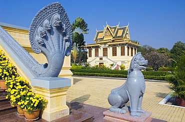 Royal Waiting Room in the Royal Palace, Phnom Penh, Cambodia, Indochina, Southeast Asia, Asia