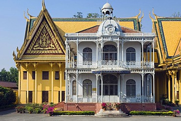 Pavilion of Napoleon III in the Royal Palace, Phnom Penh, Cambodia, Indochina, Southeast Asia, Asia