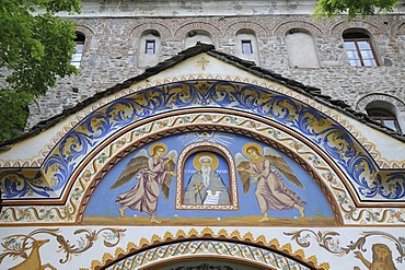 Entrance, Orthodox Rila Monastery, UNESCO World Heritage Site, Bulgaria, Europe