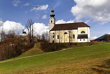 St. Georg Parish Church, Ruhpolding, Chiemgau, Upper Bavaria, Germany, Europe