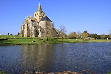 Cerisy-la-Foret Abbey, Manche department, Region Basse-Normandie, Normandy, France, Europe