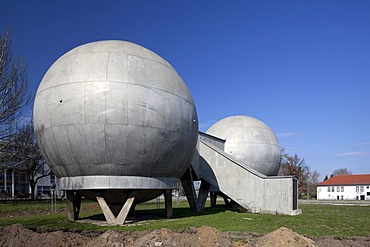 Thermally constant ball laboratories, technical monument, former airport Johannisthal, Wissenschaftsstadt Adlershof Science City, Berlin, Germany, Europe