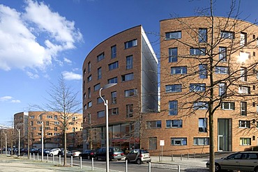 Wohnschlange residential apartments for government representatives in Spreebogen, Tiergarten, Berlin, Germany, Europe