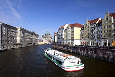 Nikolai Quarter, Spree River, Berlin-Mitte, Berlin, Germany, Europe