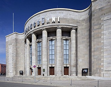 Volksbuehne Theatre on Rosa Luxemburg Square, Berlin-Mitte, Berlin, Germany, Europe