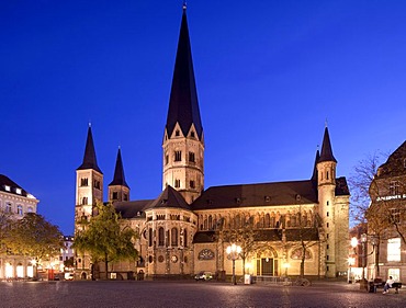 Bonn Minster, Bonn, Rhineland, North Rhine-Westphalia, Germany, Europe