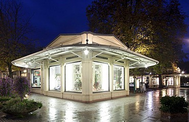 Arcades at Kurgarten spa garden, Baden-Baden, Baden-Wuerttemberg, Germany, Europe