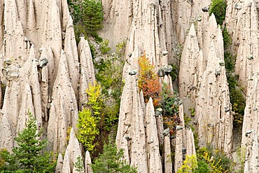 Earth pyramids, Ritten, Bolzano, Alto Adige, Italy, Europe