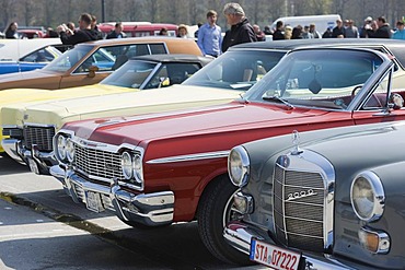 Classic cars, classic car show, Theresienwiese area in Munich, Bavaria, Germany, Europe