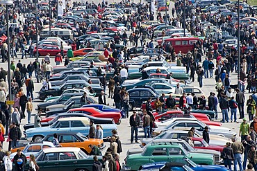 Classic car show, Theresienwiese area in Munich, Bavaria, Germany, Europe