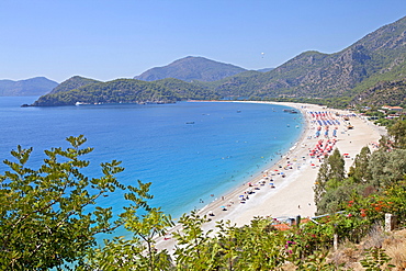 Oludeniz or Olu Deniz Bay near Fethiye, west coast, Turkey, Asia