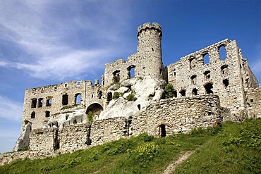 Castle ruins in Ogrodzieniec, Poland, Europe