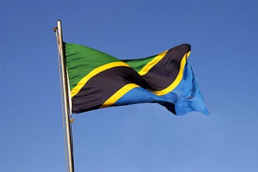 Tanzanian flag, Tanzania, Africa