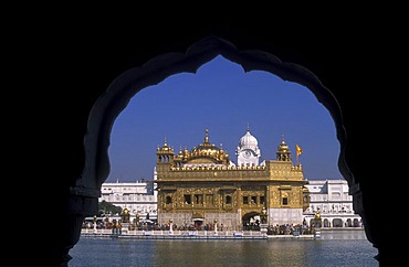 The Golden Temple, shrine of the Sikh Amritsar, India, Asia