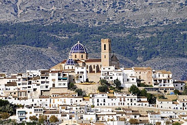 Virgen del Consuelo, Iglesia de Nuestra Senora del Consuelo church, landmark, old town, Altea, Costa Blanca, Alicante province, Spain, Europe