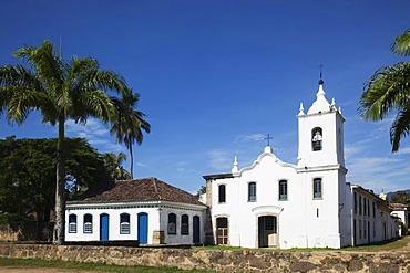 Capela de Nossa Senhora das Dores, Chapel of Our Lady of Sorrows, Paraty, Costa Verde, State of Rio de Janeiro, Brazil, South America