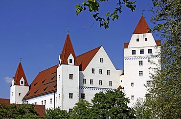 Neues Schloss Castle, residence of the Dukes of Ingolstadt, Ingolstadt, Bavaria, Germany, Europe