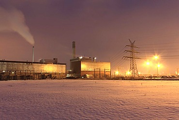 Emden power plant, East Frisia, Lower Saxony, Germany, Europe
