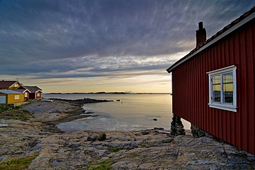 Wooden house, Smoegen, west coast, Sweden, Scandinavia, Europe