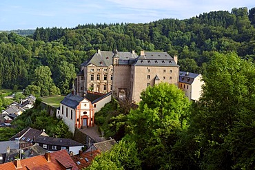 Malberg castle, Kyllburg, Rhineland-Palatinate, Germany, Europe