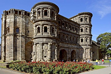 Porta Nigra, Trier, Rhineland-Palatinate, Germany, Europe