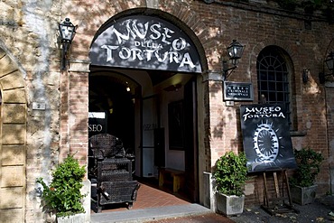 Museo della Tortura torture museum, Volterra, Tuscany, Italy, Europe