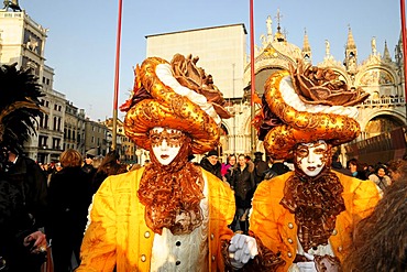 Masks, Carnevale, carnival in Venice, Veneto, Italy, Europe