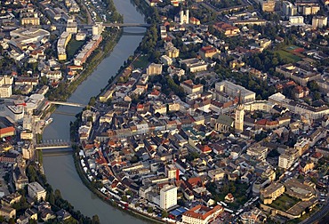 Aerial photo, Villach, Carinthia, Austria, Europe