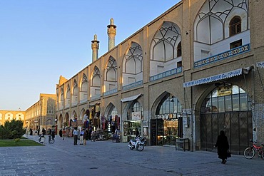 Shah or Imam, Emam Mosque at Meidan-e Emam, Naqsh-e Jahan, Imam Square, UNESCO World Heritage Site, Esfahan, Isfahan, Iran, Persia, Asia