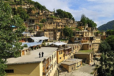 Mountain village Masuleh, Gilan Province, Iran, Asia