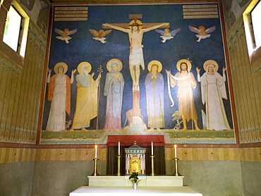 St. Maurus Chapel near Beuron, Obere Donau Nature Park, Baden-Wuerttemberg, Germany, Europe