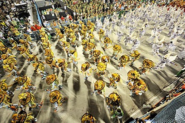 Samba school Mocidade Independente de Padre Miguel, Carnaval 2010 Sambodromo, Rio de Janeiro, Brazil, South America