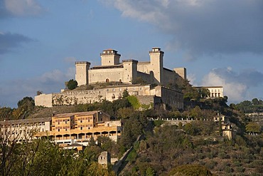 Rocca di Albornoz, Spoleto, Umbria, Italy, Europe, PublicGround