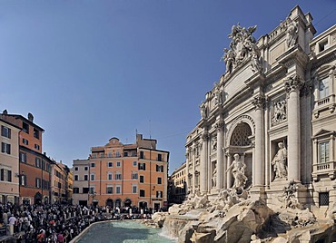 Fontana di Trevi, Trevi Fountain, Rome, Lazio, Italy, Europe