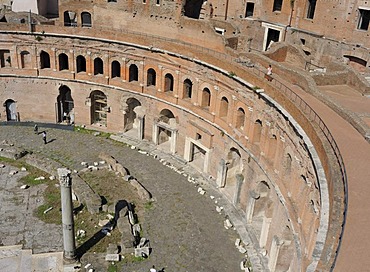 Markets of Trajan, Trajan's Forum or Forum Traiani, Rome, Lazio, Italy, Europe