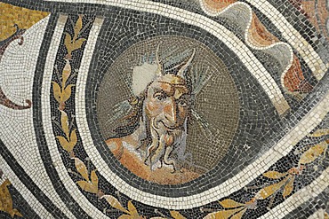 Roman mosaic in the Palazzo Massimo, National Museum of Rome, Lazio, Italy, Europe