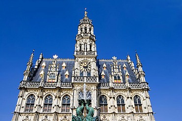 Town Hall of Oudenaarde, Belgium, Europe