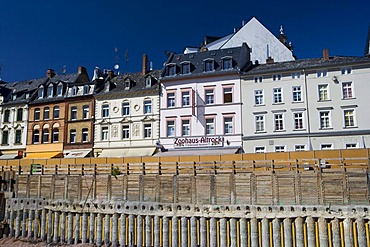 Construction site in Wiesbaden, Hesse, Germany, Europe