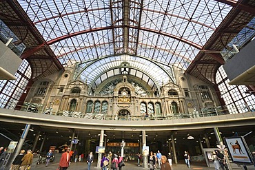 Antwerpen-Centraal central station, Antwerp, Flanders, Belgium, Europe