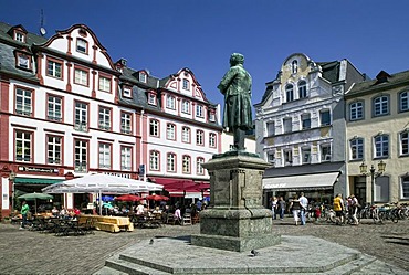 Entenpfuhl Square in Koblenz, Rhineland-Palatinate, Germany, Europe