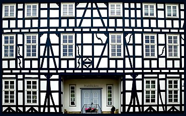 Town library in Korbach, Hesse, Germany, Europe